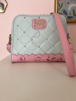 Loungefly Disney Cinderella 70th Anniversary Pearl Handle Crossbody Bag EUC