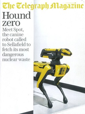 Telegraph Magazine: Canine Robot, Gabby Logan, Richard Madeley, Fashion 15.11.25