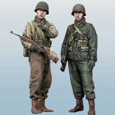 1/35 US Infantry Soldiers Crew RESIN FIGURE MODEL KIT Unassembled Unpainted NEW