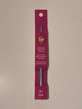 Boye Size US J/6 mm Anodized Tapered Throat Aluminum Crochet Hook NIP