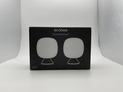 (2-Pack) Ecobee SmartSensor Room Temperature Sensors Set / Pair (EB-RSHM2PK-01)