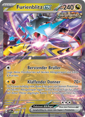 Furienblitz-ex EX Deutsch SVP Black Star Promos 145 NM Pokemon TCG