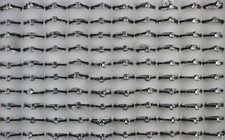 32pcs Wholesale Lots Stainless Steel For Women Black Plated Cubic Zirconia Rings