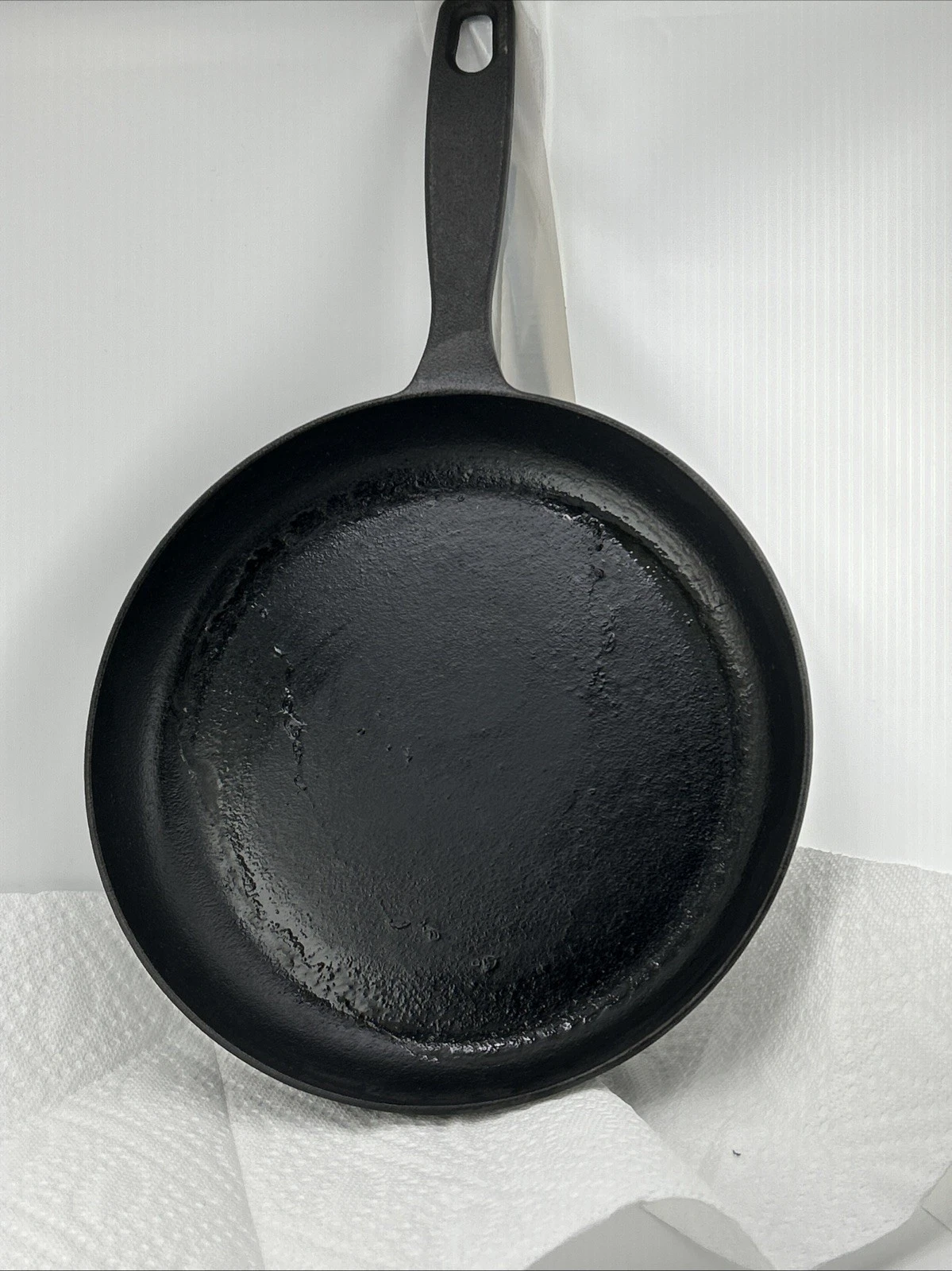 Food Network 10” Inch Cast Iron Skillet Pan Clean Seasoned Vintage