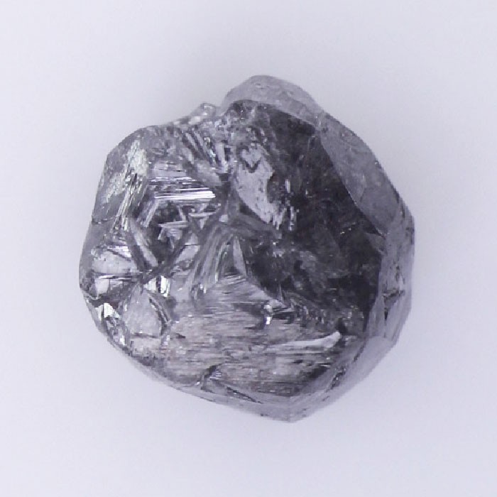 Natural Black Color Rough Diamond Loose Raw Uncut 1.05Ct Earth Mined Crystal