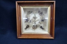 Victorian Mourning Hair Wreath in Original Shadow box 