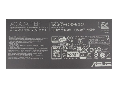 Asus Netzteil für K3605ZF 120,0 Watt - Bild 5 von 5