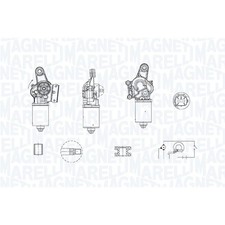 ORIGINAL® Magneti Marelli Wischermotor für Nissan MICRA III MICRA C+C III