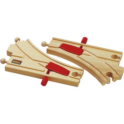 BRIO 63334400 Mech. Weichenpaar (L1/M1)