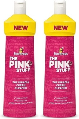 The Pink Stuff Stardrops Miracle Cream Cleaner, 17.6 Fl Oz, 2 Pack