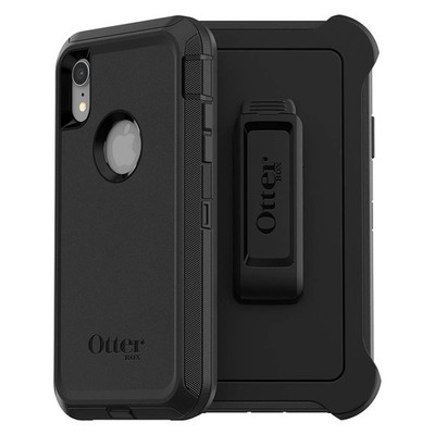 OtterBox DEFENDER SERIES Case & Holster for iPhone XR - Black