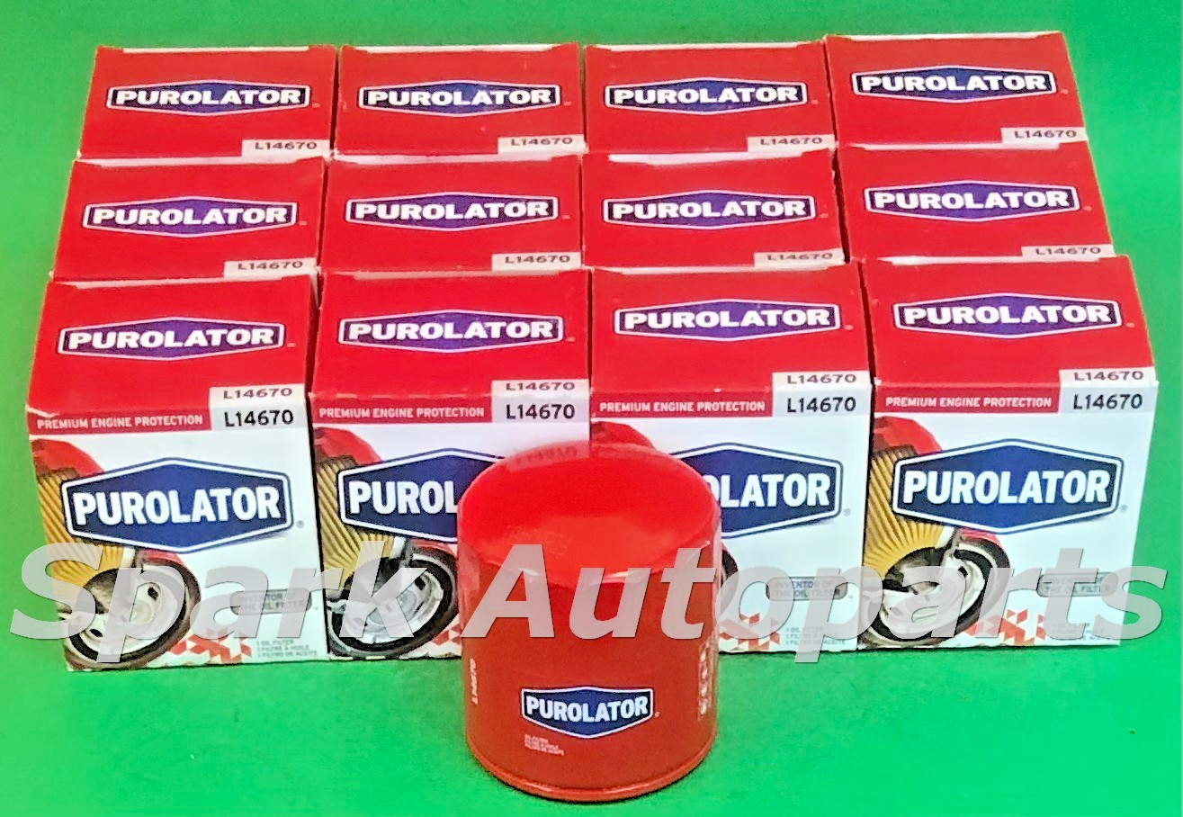 Case of 12 Engine Oil Filter PUROLATOR L14670 For DODGE B150, CHRYSLER, PH43