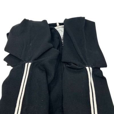 CHANEL Sport Vintage 04A CC Logo Jacket Top Hoodie #40 Black White