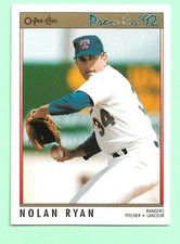 (1) NOLAN RYAN  1992 OPC PREMIER # 81 RANGERS NM+  CARD (N2283)
