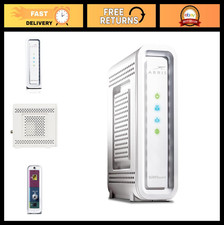 High-Speed DOCSIS 3.0 Cable Modem 32x8, 1 Gbps Port, 800 Mbps Max Speed, Renewed