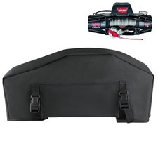 BLIRITEL Waterproof Winch Cover, Heavy Duty UV-resistant Winch Protective Black