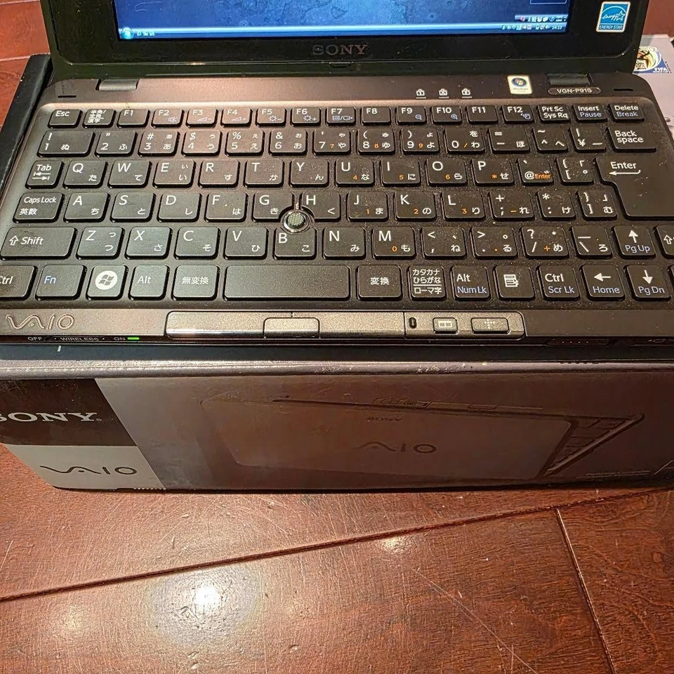 SONY VAIO VGN P91S Intel Atom CPU Z550 2.0GHz 2GB SSD 256GB Win Vista Home - Image 4 of 4