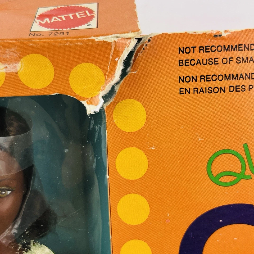 1974 Quick Curl Cara Barbie #7291 Mint In Box, See Photos Box Damaged With Shoes Foto 3 de 4