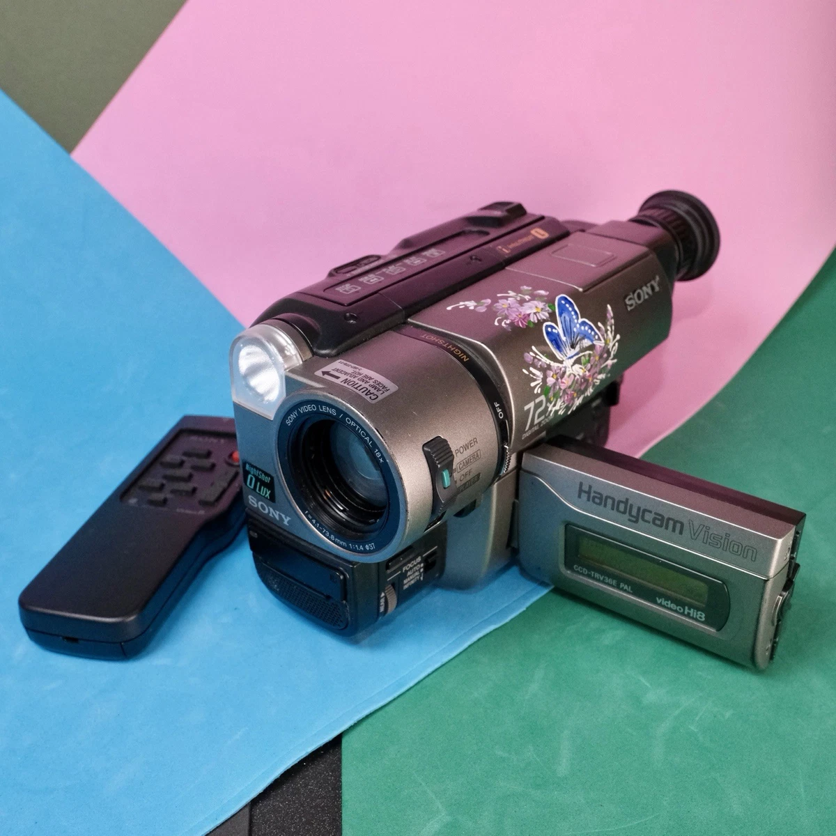 SONY Handycam Video 8 XR 72倍ズーム Sony Handycam CCD-TRV27E PAL Video 8 XR Camcorder – Retro Camera Shop