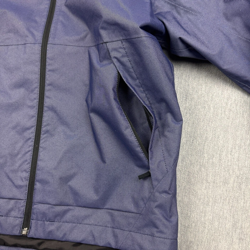 The North Face Jacket Mens Large Purple Millerton Hooded Full Zip Dryvent - Image 4 of 4