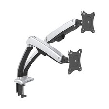 Contour Ergonomics Double Monitor Arm Black/Silver CE04632 - CE04632