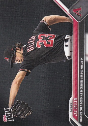 2023 Topps Now 189 Zac Gallen