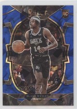 2022-23 Panini Select Concourse Blue Cracked Ice Prizm Blake Wesley #97 1o8k