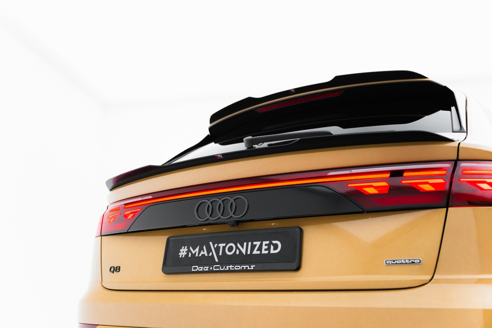 Sublimez votre Audi Q8 Mk1 Facelift lors de vos sorties avec le becquet Maxton Design