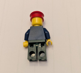 LEGO Minifigure Classic Town City Carousel Operator Plaid Shirt Set 10196 twn080