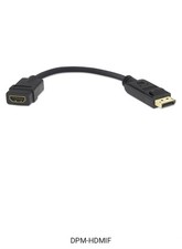 Extron 26-665-01 DPM-HDMIF DisplayPort Male to HDMI Female 6"