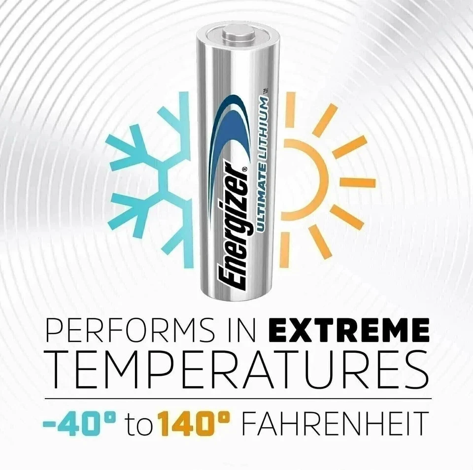 Baterías AAA de litio Energizer Ultimate - Varios paquetes | Fabricante de equipos originales a granel ~ ¡Envío 24 horas! Foto 2 de 4