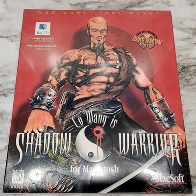 Lo Wang is Shadow Warrior Big Box Game For Macintosh 1997 CD-ROM MacSoft Sealed