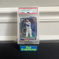 2024 Bowman Chrome Mega Box #73 Yoshinobu Yamamoto Rookie PSA 10 Dodgers