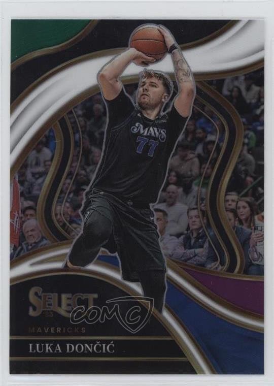 2023-24 Panini Select Courtside Green White Purple Prizm Luka Doncic Dončić 18jt