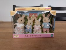 Sylvanian Families Periwinkle Milk Rabbit Family Brand New in Box