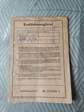 Fahrzeugbrief Kfz-Brief Datenblatt Mercedes W114 W115 200D 1968