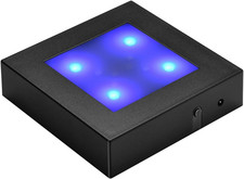 LED Light Base Display Stand 3D Crystal Lighted Base Square Stand Plate Pedestal