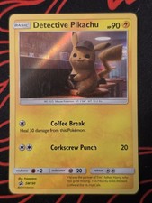 Detective Pikachu SM190 Holo Sun & Moon Promo LP on eBay