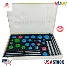 Carbide Valve Seat Cutter Set Tipped 37 For Chevy Ford.gmc Caterpillar Komtus