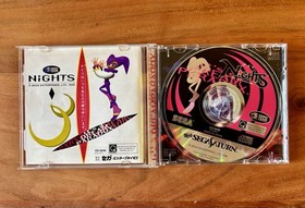 Nights Into Dreams Sega Saturn 1996 W/ Manual & Reg Card
