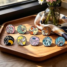 9 PCS Anime Enamel Pins Collect Kawaii Dinosaur Metal Cartoon Brooch Backpack Ha