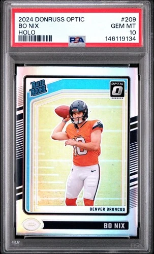 2024 PANINI DONRUSS OPTIC 209 BO NIX HOLO PSA 10
