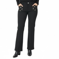 Fashion Wear Women Dress Pants Size 34 Black Business Career Office Professional