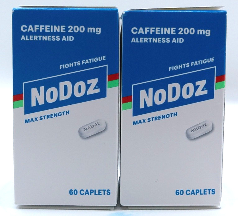 2Pk- NoDoz, 120 Caplets, Exp. 2/28+