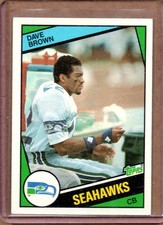 1984 TOPPS DAVE BROWN   #190 (NM-NM/MT )