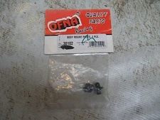 Vintage RC OFNA Body Mounts Black (2) 30102
