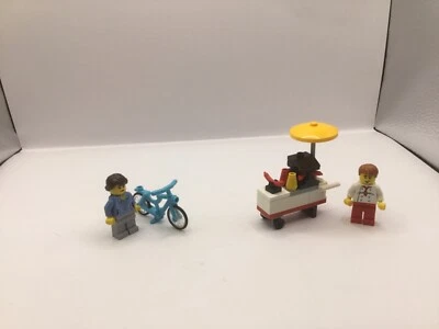 Lego Creator: Basic: Promotional 40078 Hot Dog Cart With 2 Minifigures- COMPLETE