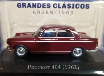 Peugeot 404 1962 Argentina Rare Diecast Car Scale 1:43 | eBay
