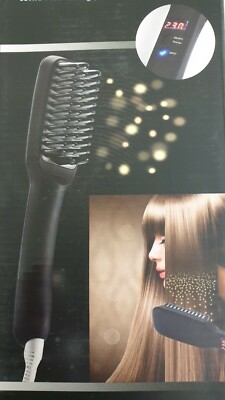 Haarglätter Ionic  Hair Straightener Brush  2-in-1 