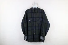 Vintage 80s 90s Streetwear Mens Medium Knit Collared Board Button Down Shirt